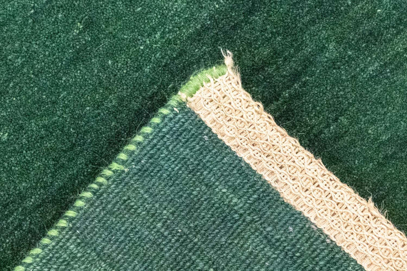 Dywan Gabbeh - perski - 152 x 106 cm - zielona