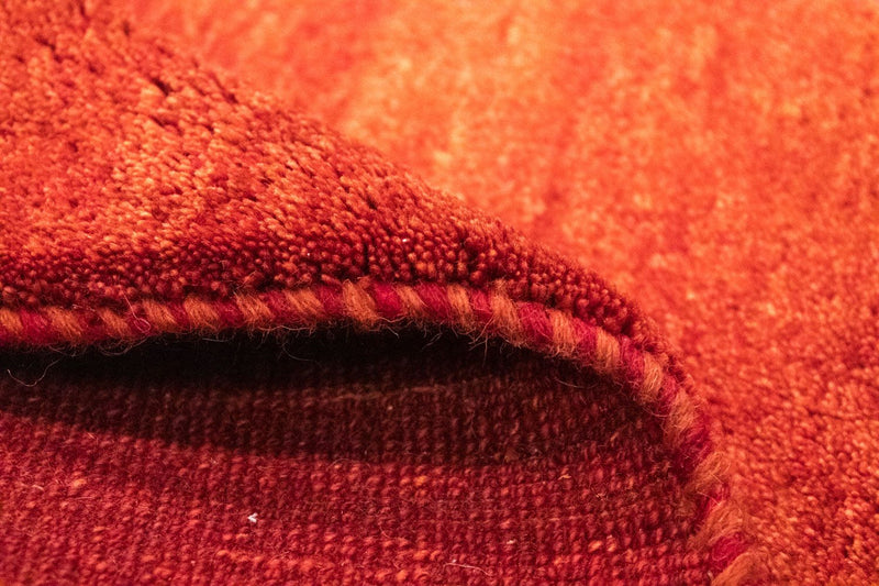 Dywan Gabbeh - perski - 148 x 101 cm - pomarańczowy