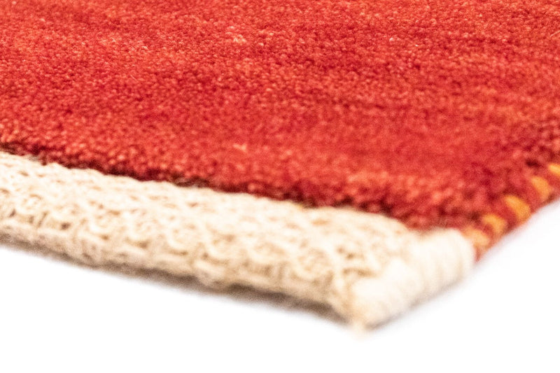 Dywan Gabbeh - perski - 152 x 97 cm - pomarańczowy