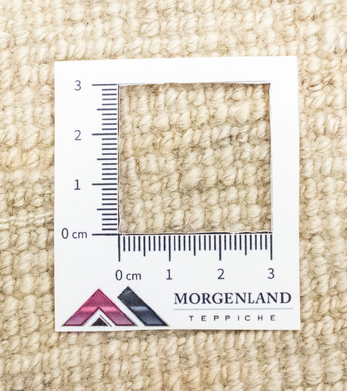 Dywan Gabbeh - perski - 142 x 95 cm - beżowy