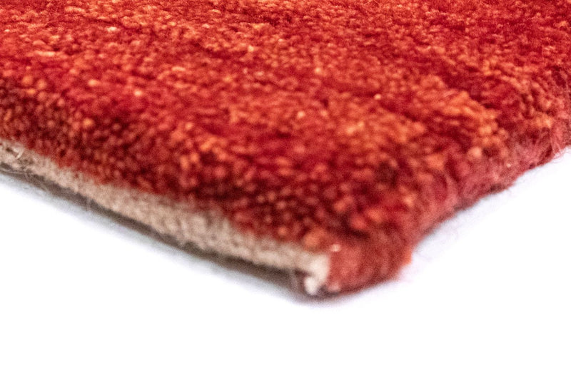 Dywan Gabbeh - perski - 144 x 100 cm - pomarańczowy