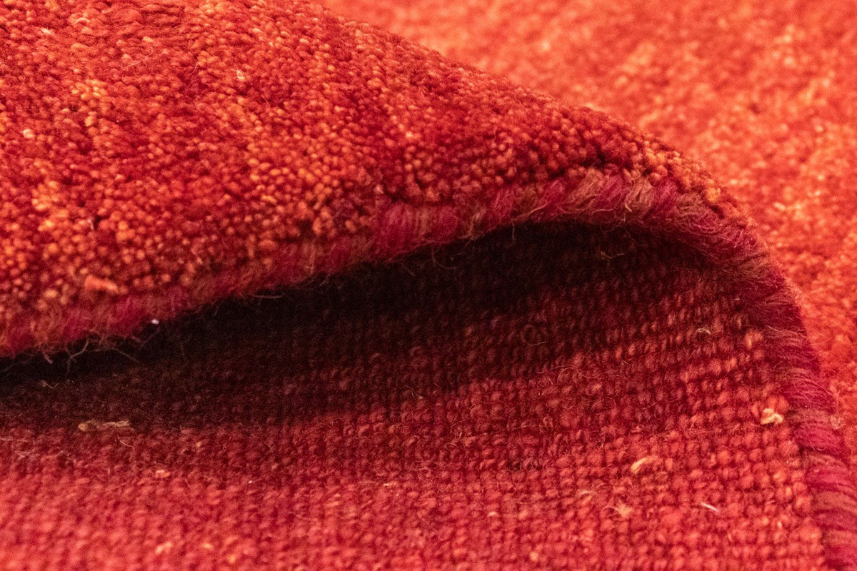 Dywan Gabbeh - perski - 144 x 100 cm - pomarańczowy