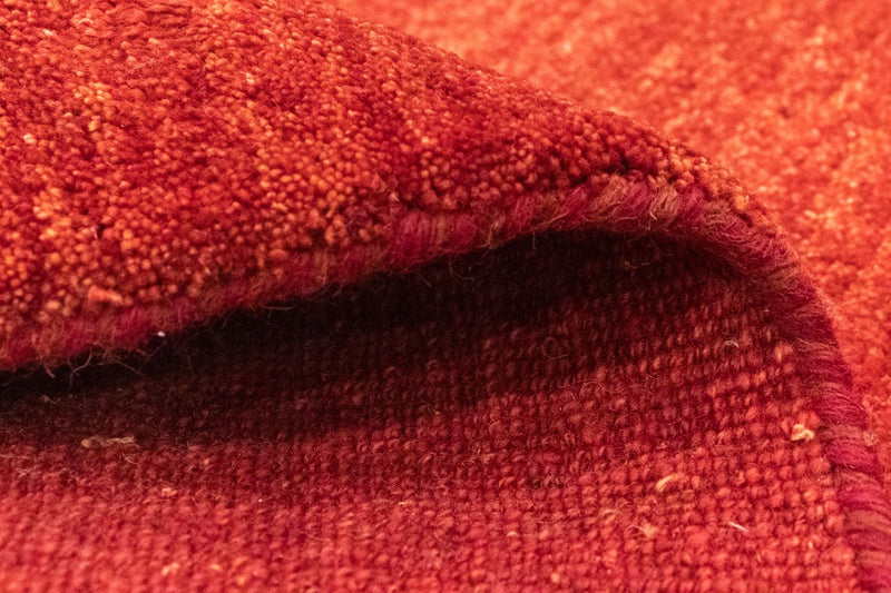 Dywan Gabbeh - perski - 144 x 100 cm - pomarańczowy