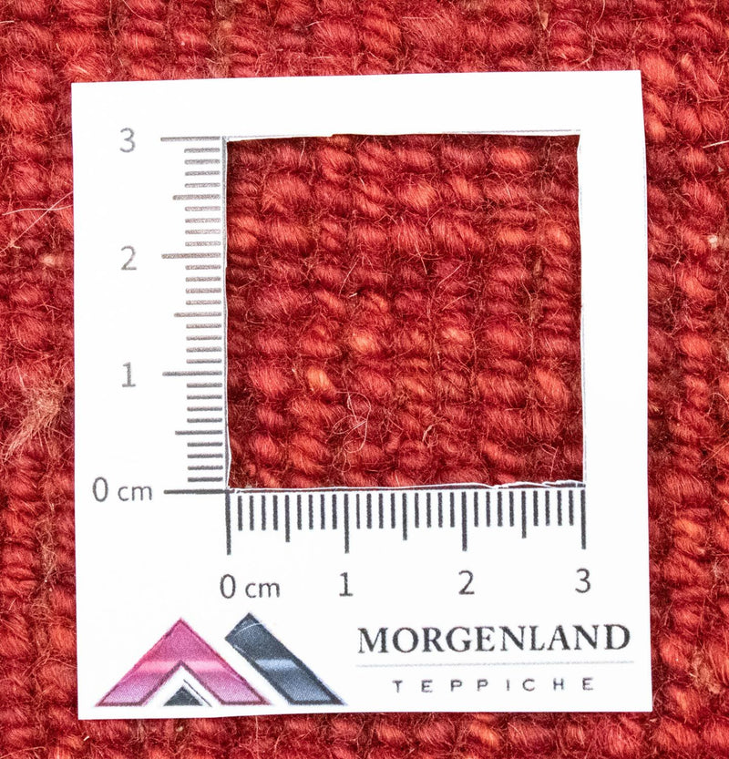 Dywan Gabbeh - perski - 144 x 100 cm - pomarańczowy