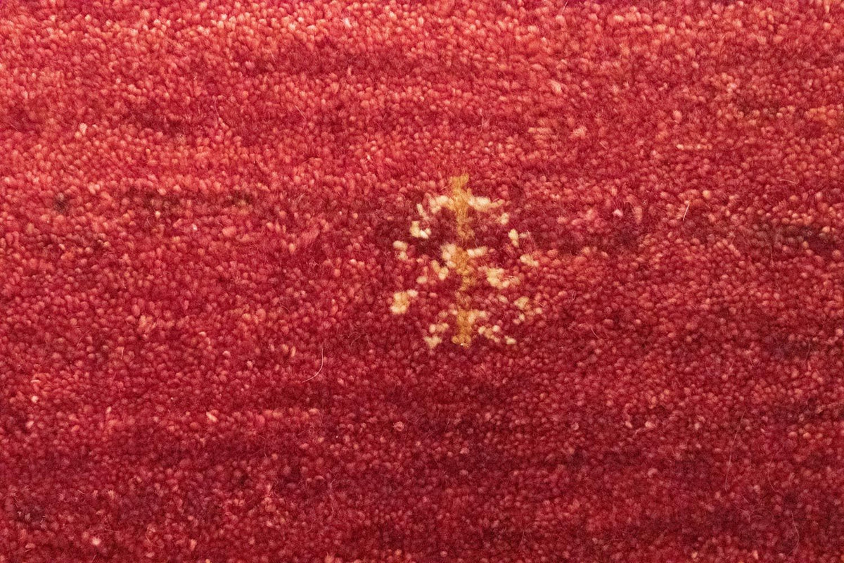 Dywan Gabbeh - perski - 145 x 100 cm - czerwony