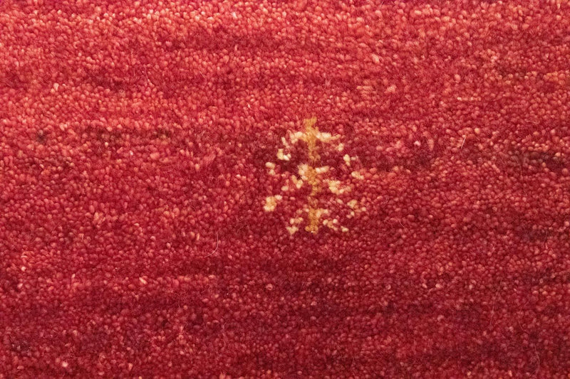 Dywan Gabbeh - perski - 145 x 100 cm - czerwony