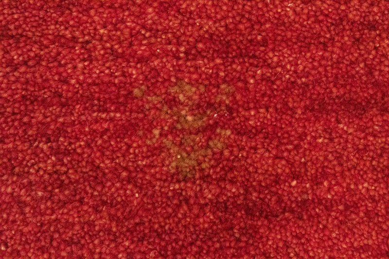 Dywan Gabbeh - perski - 145 x 101 cm - pomarańczowy