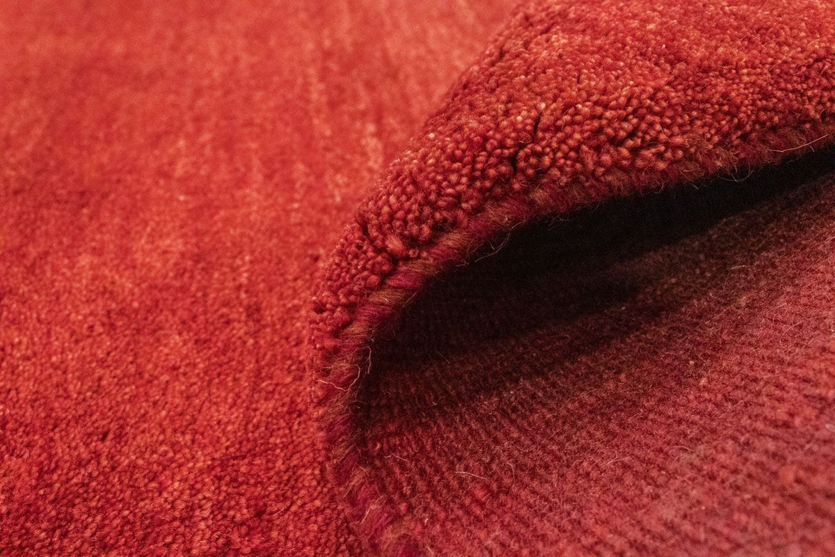 Dywan Gabbeh - perski - 145 x 101 cm - pomarańczowy