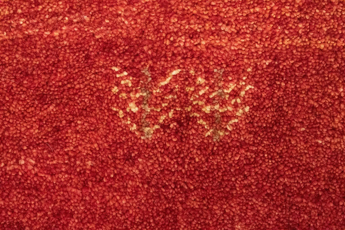 Dywan Gabbeh - perski - 144 x 101 cm - pomarańczowy