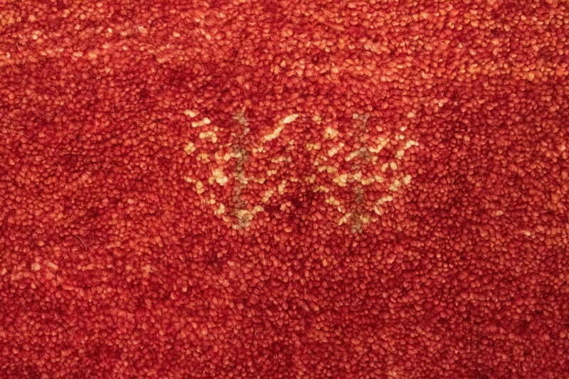 Dywan Gabbeh - perski - 144 x 101 cm - pomarańczowy