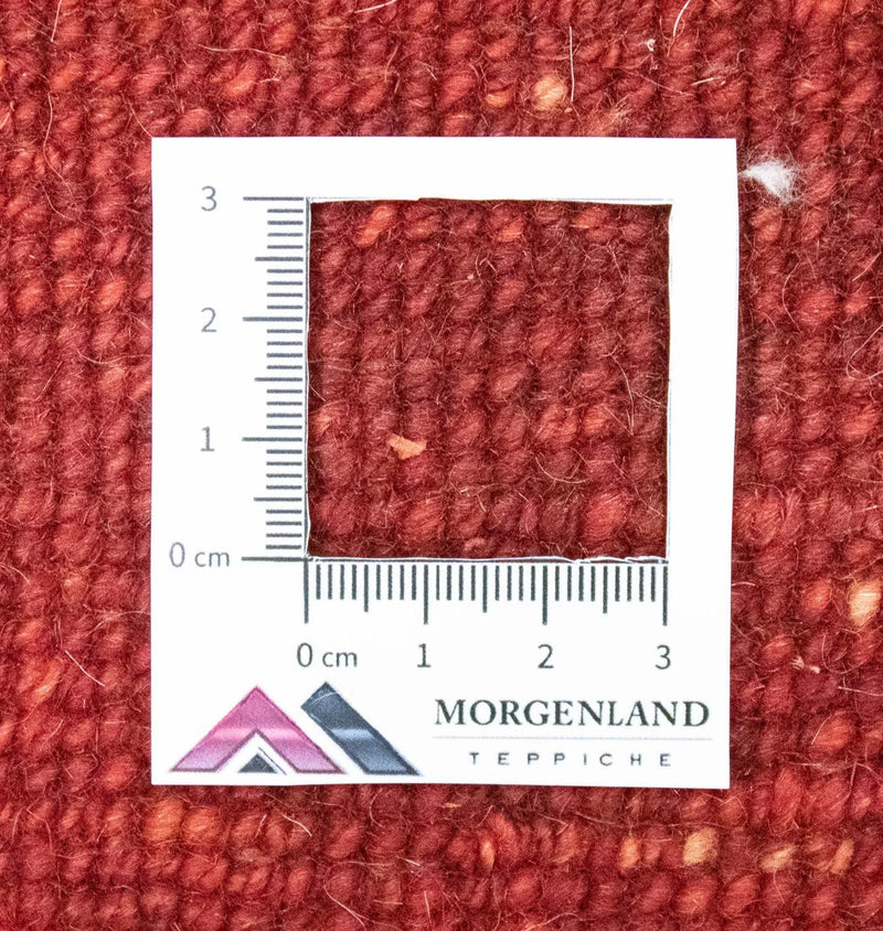 Dywan Gabbeh - perski - 144 x 101 cm - pomarańczowy