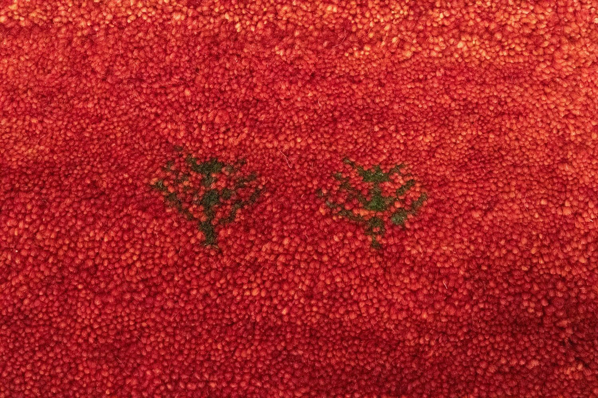 Dywan Gabbeh - perski - 152 x 104 cm - czerwony