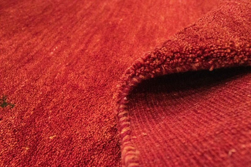 Dywan Gabbeh - perski - 152 x 104 cm - czerwony