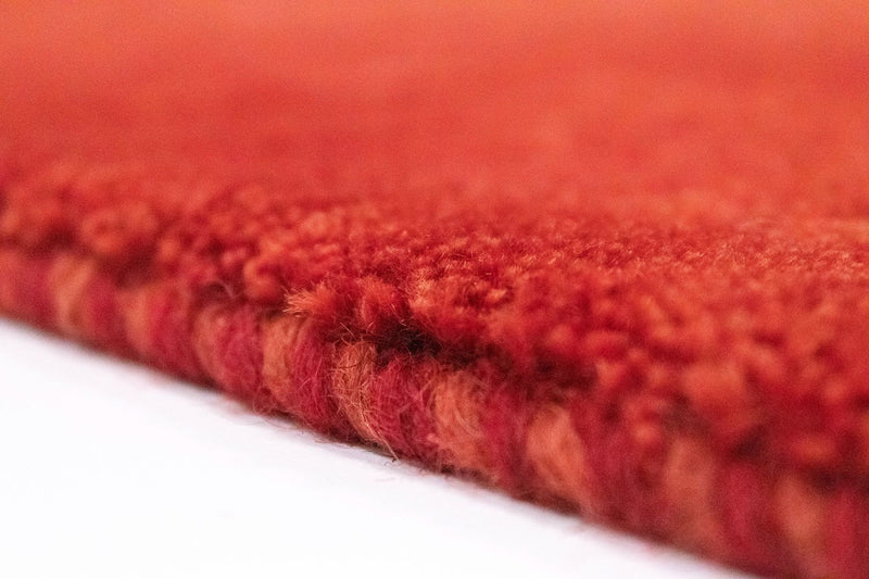 Dywan Gabbeh - perski - 143 x 100 cm - pomarańczowy