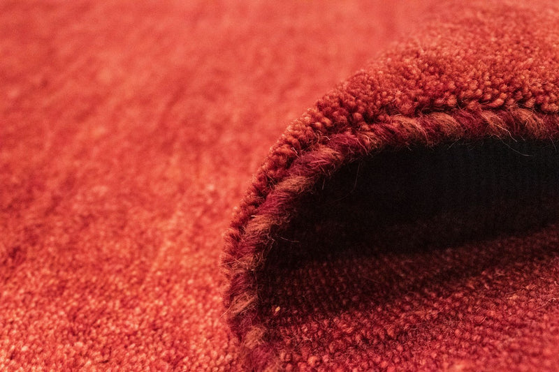 Dywan Gabbeh - perski - 143 x 100 cm - pomarańczowy