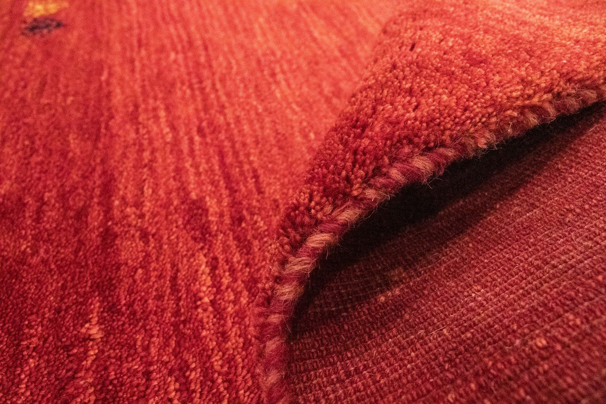 Dywan Gabbeh - perski - 140 x 100 cm - czerwony