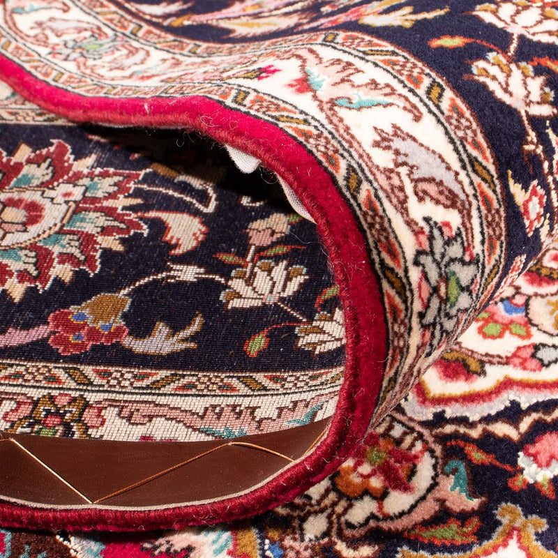 Dywan perski - Tabriz - Królewski kwadratowy  - 246 x 245 cm - ciemna czerwień