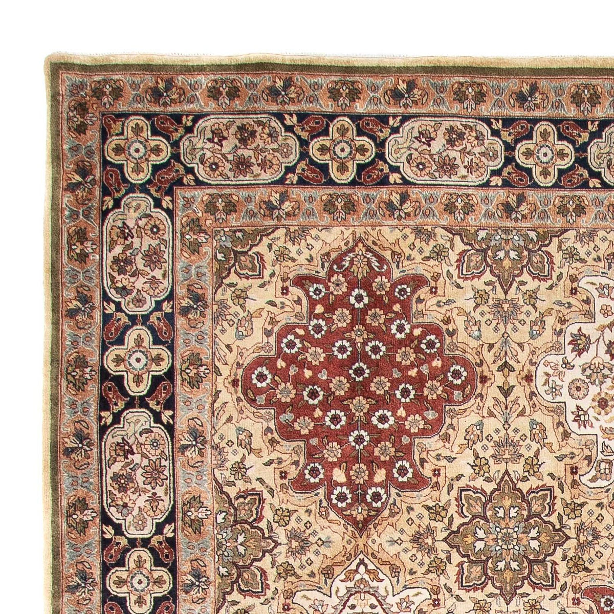 Dywan orientalny - Keshan - Indus - 320 x 242 cm - beżowy