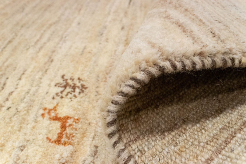 Dywan Gabbeh - perski - 155 x 100 cm - beżowy