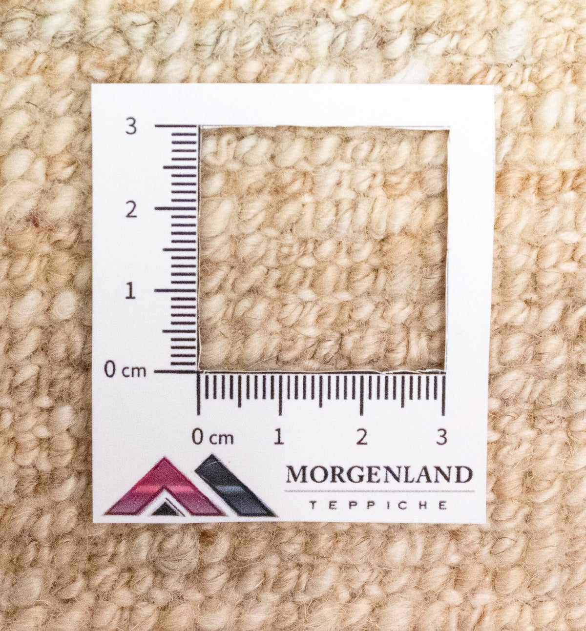 Dywan Gabbeh - perski - 155 x 100 cm - beżowy