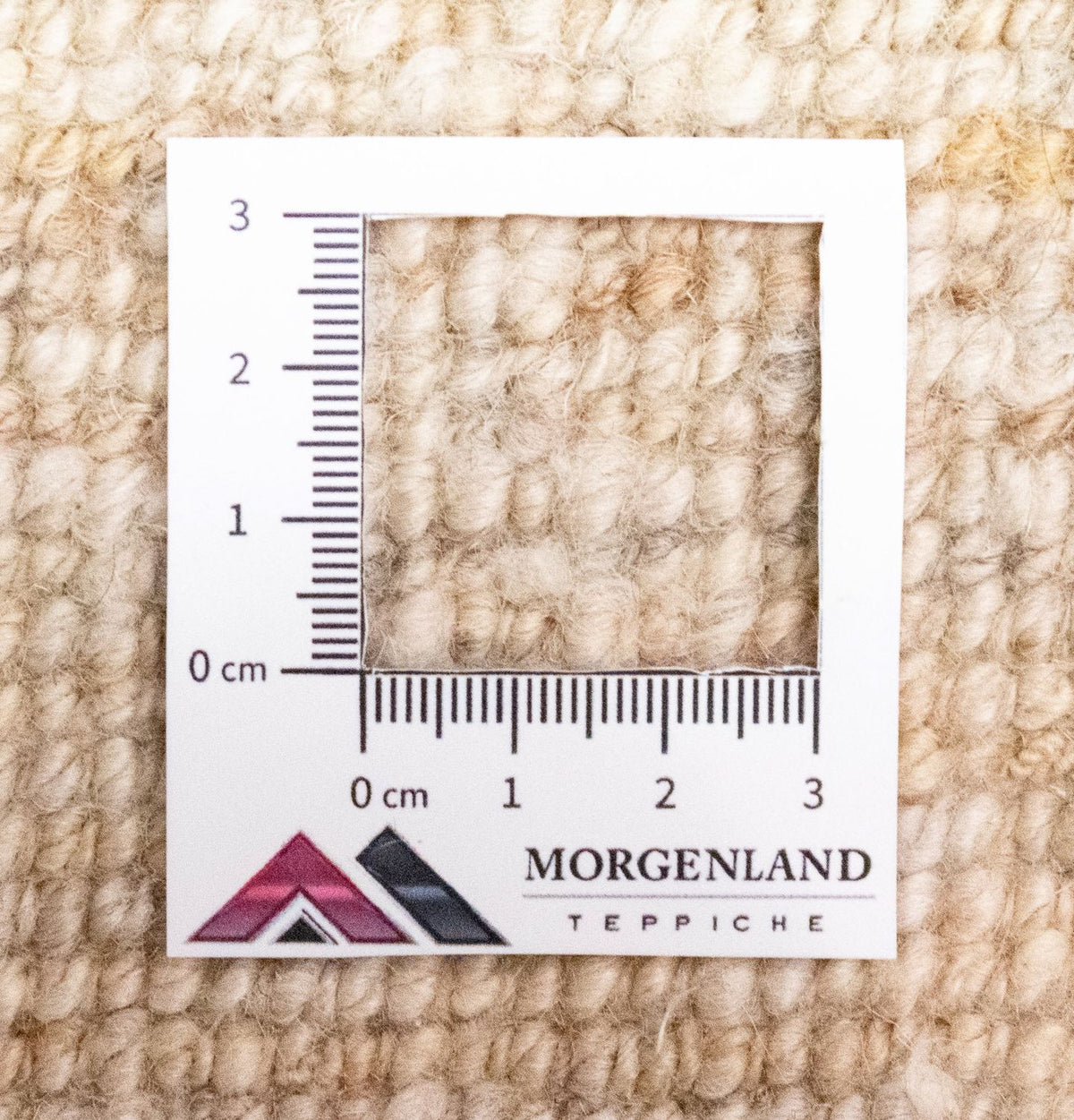 Dywan Gabbeh - perski - 140 x 100 cm - beżowy