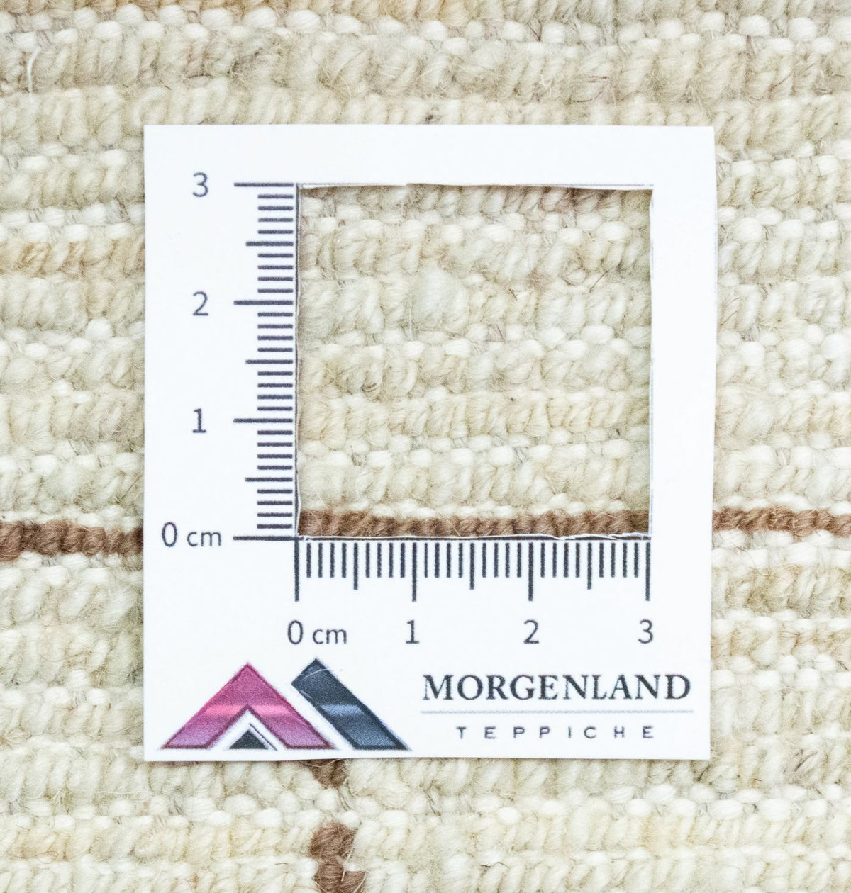 Dywan Gabbeh - perski - 145 x 100 cm - beżowy