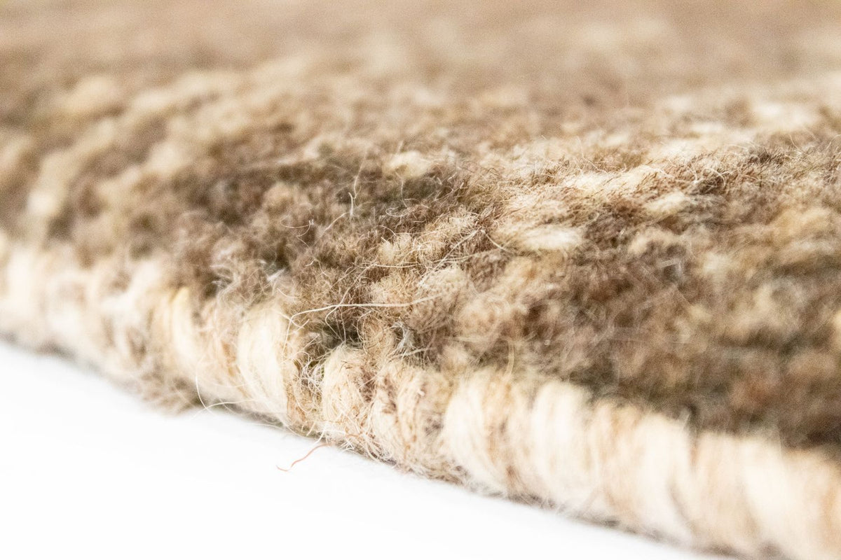 Dywan Gabbeh - perski - 138 x 99 cm - brązowy