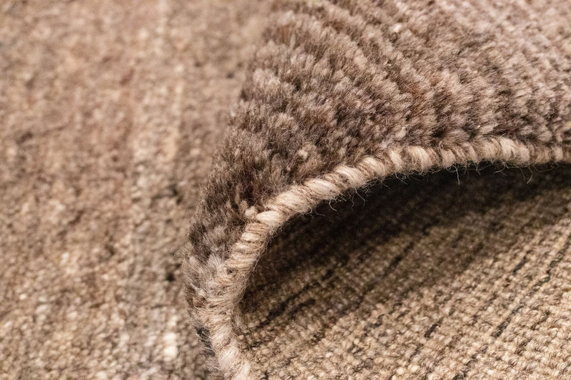 Dywan Gabbeh - perski - 138 x 99 cm - brązowy