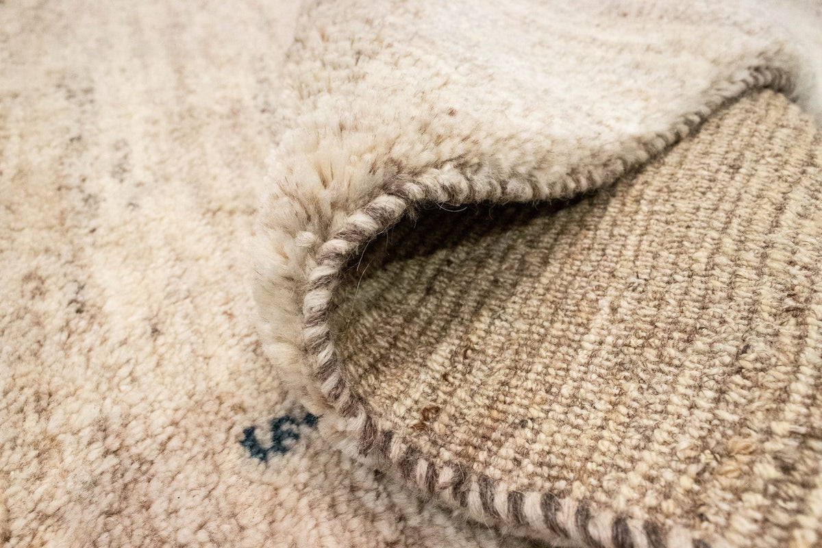 Dywan Gabbeh - perski - 143 x 105 cm - beżowy