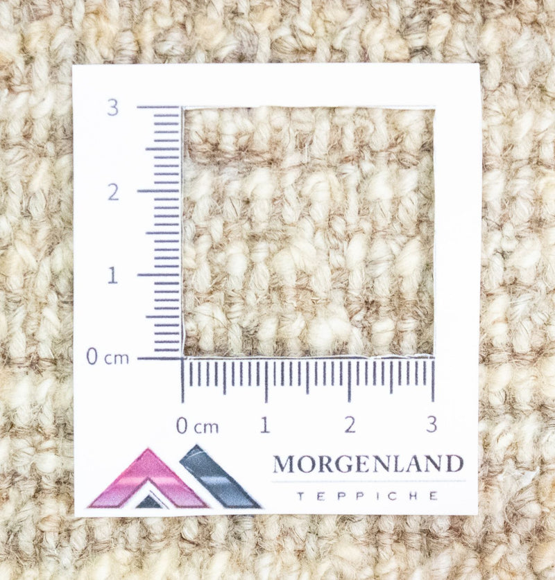 Dywan Gabbeh - perski - 143 x 105 cm - beżowy