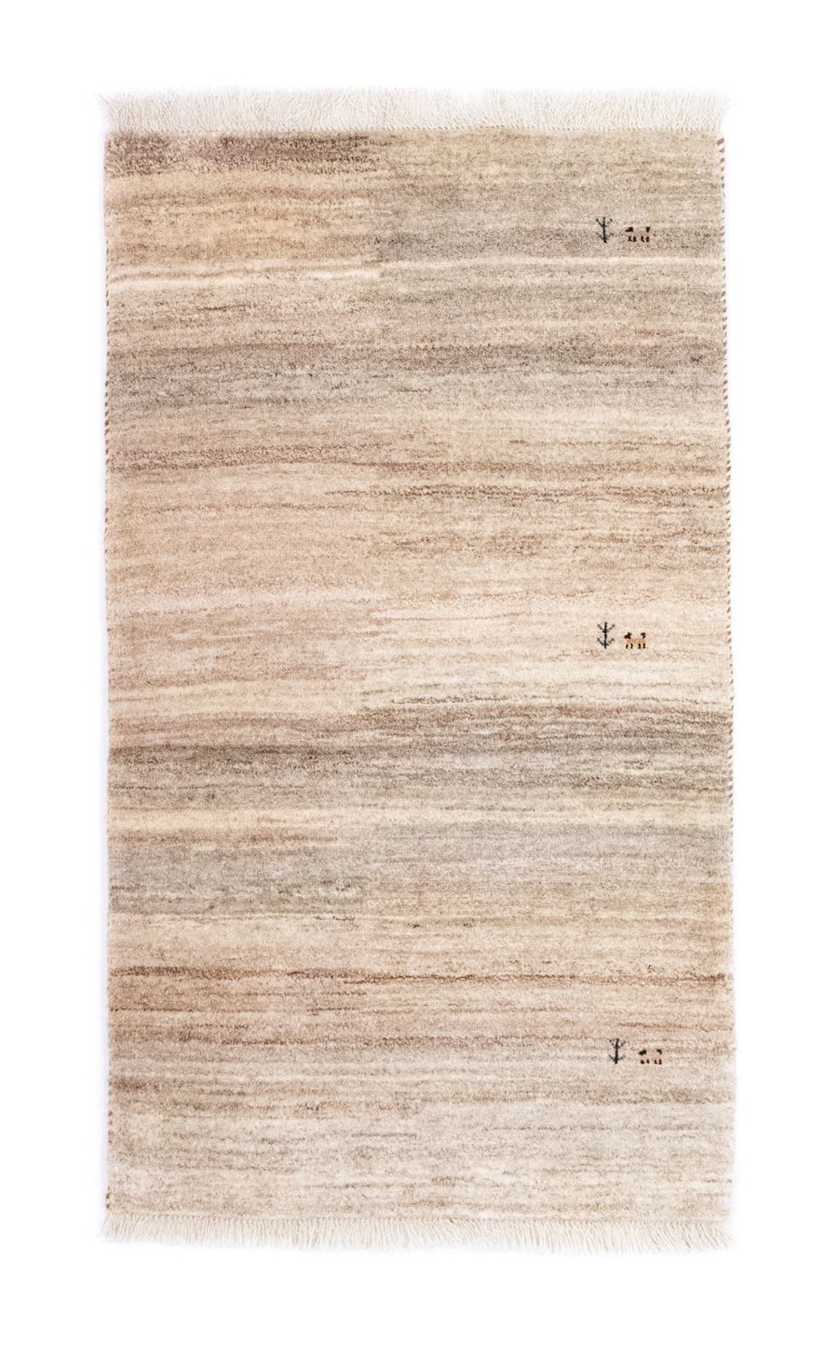 Dywan Gabbeh - perski - 129 x 74 cm - wielokolorowy