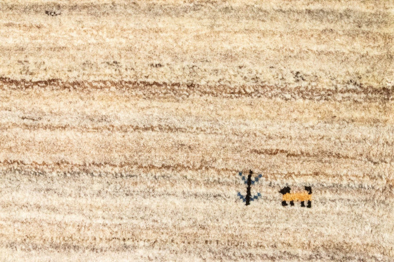 Dywan Gabbeh - perski - 129 x 74 cm - wielokolorowy