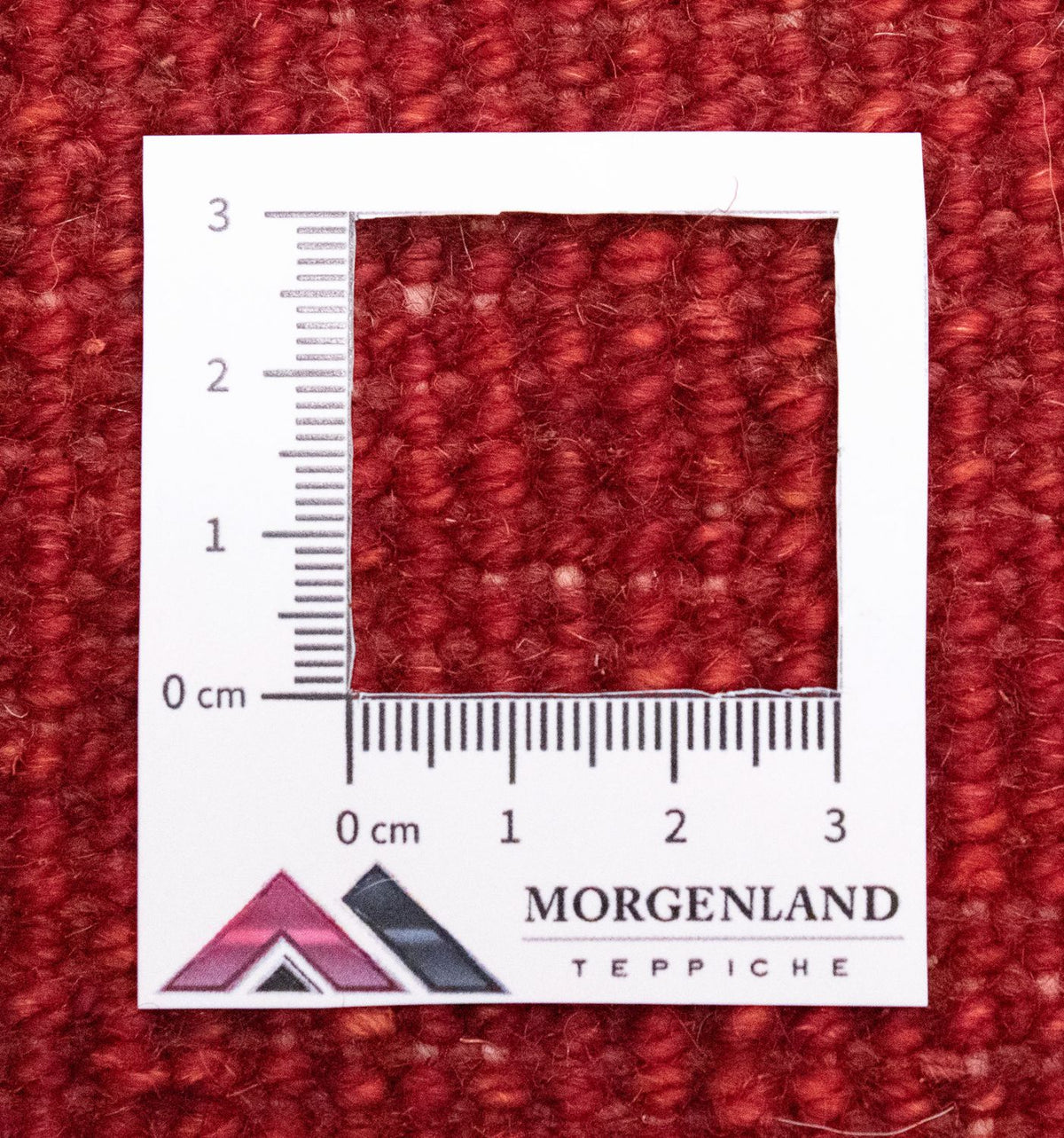 Dywan Gabbeh - perski - 144 x 79 cm - czerwony