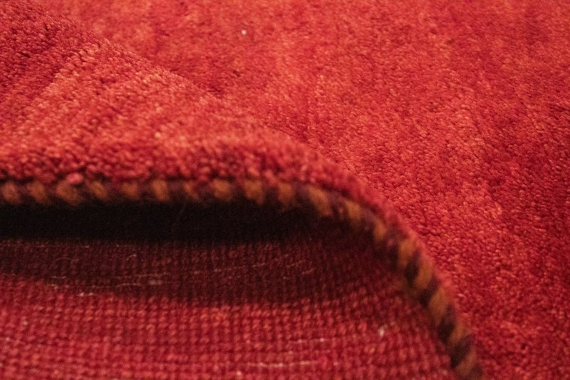 Dywan Gabbeh - perski - 145 x 83 cm - czerwony