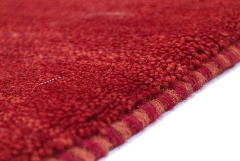 Dywan Gabbeh - perski - 125 x 76 cm - czerwony