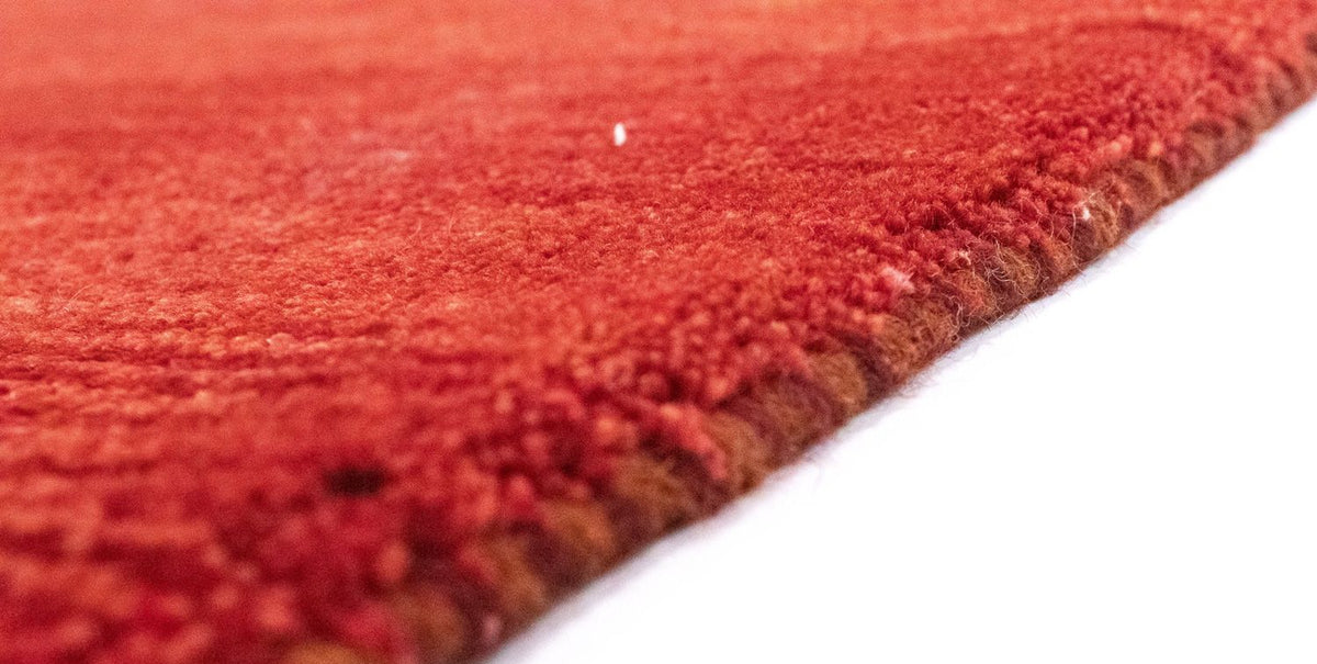 Dywan Gabbeh - perski - 141 x 75 cm - czerwony