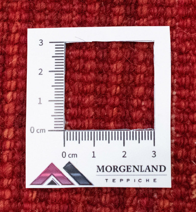 Dywan Gabbeh - perski - 141 x 75 cm - czerwony