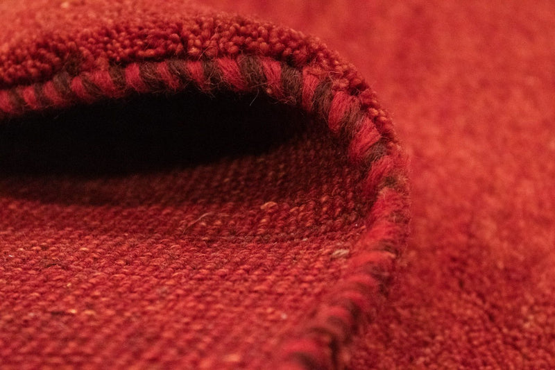 Dywan Gabbeh - perski - 132 x 77 cm - czerwony