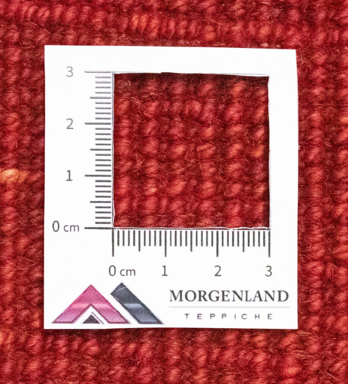 Dywan Gabbeh - perski - 132 x 77 cm - czerwony