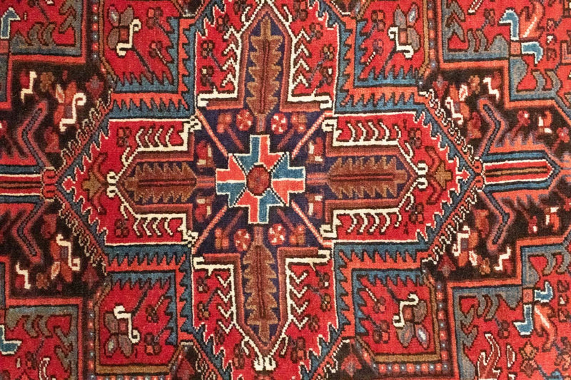 Perski dywan - Nomadyczny - 280 x 203 cm - czerwony