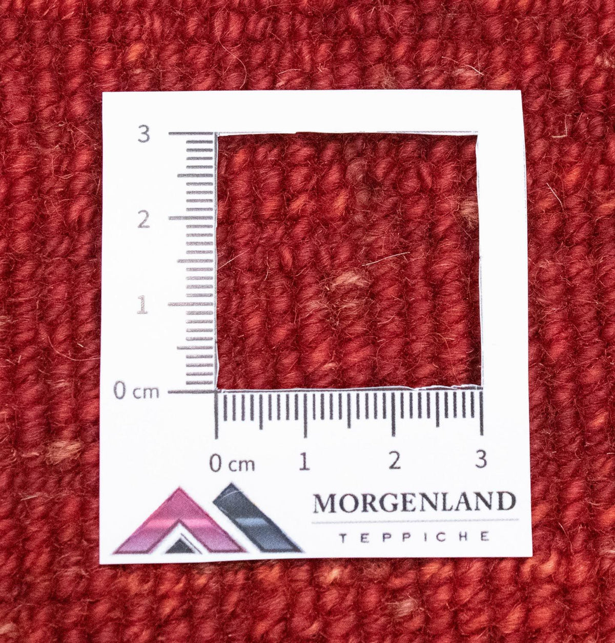 Dywan Gabbeh - perski - 115 x 73 cm - czerwony