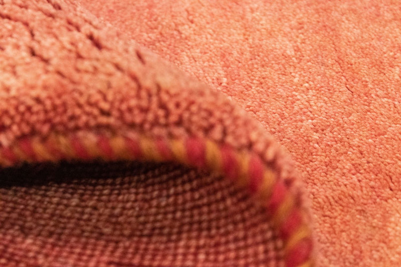 Dywan Gabbeh - perski - 136 x 79 cm - pomarańczowy