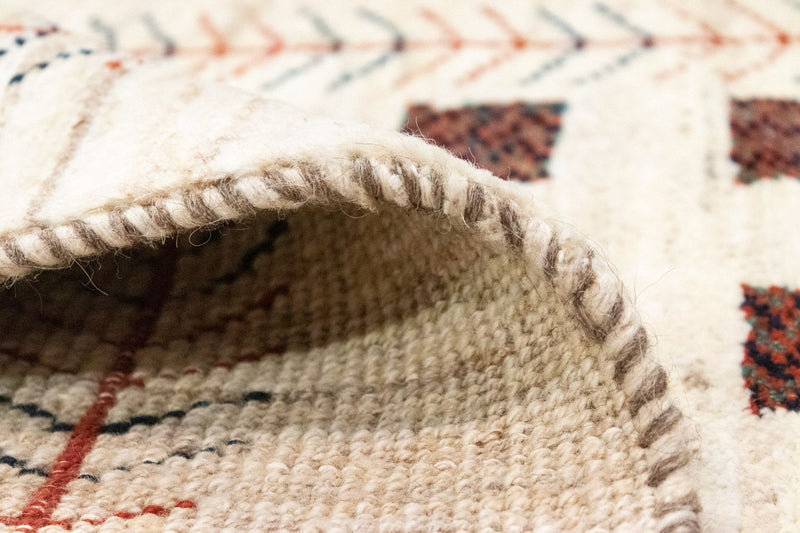 Dywan Gabbeh - perski - 135 x 84 cm - beżowy