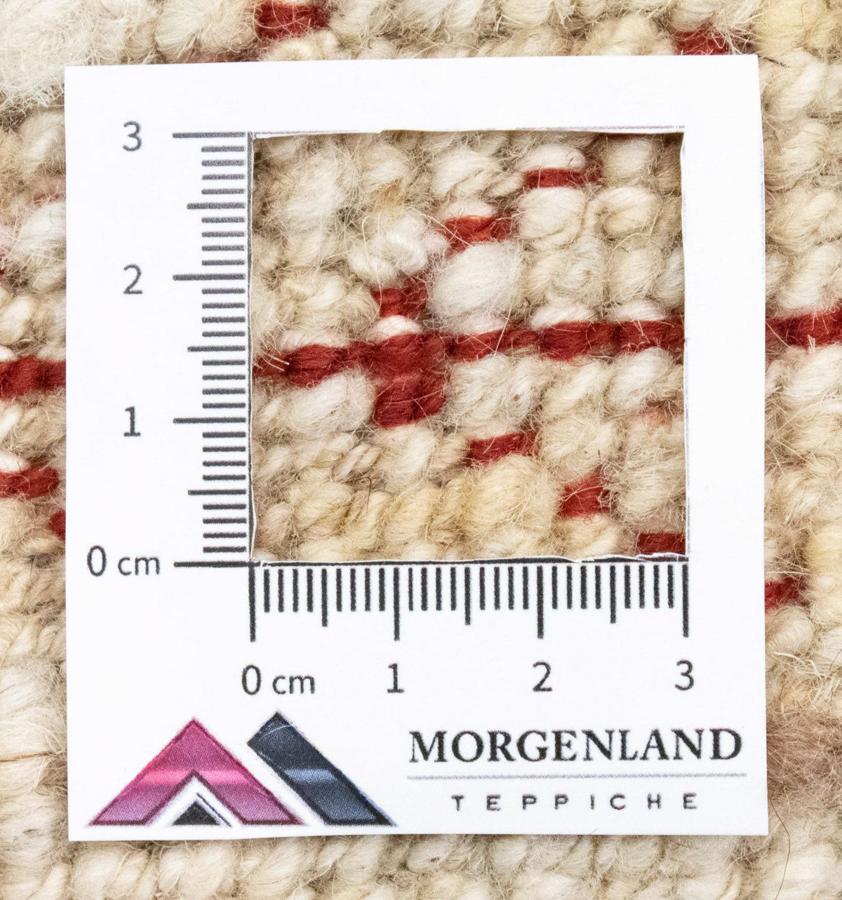 Dywan Gabbeh - perski - 135 x 84 cm - beżowy