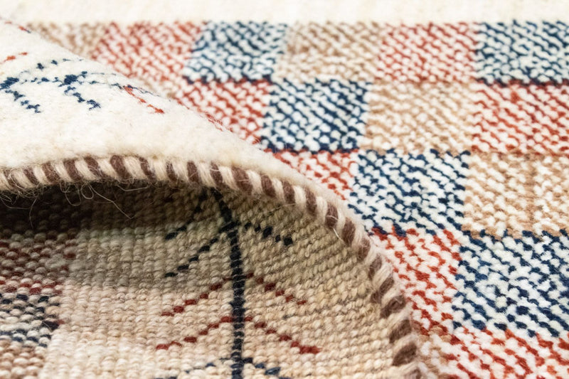 Dywan Gabbeh - perski - 135 x 80 cm - beżowy