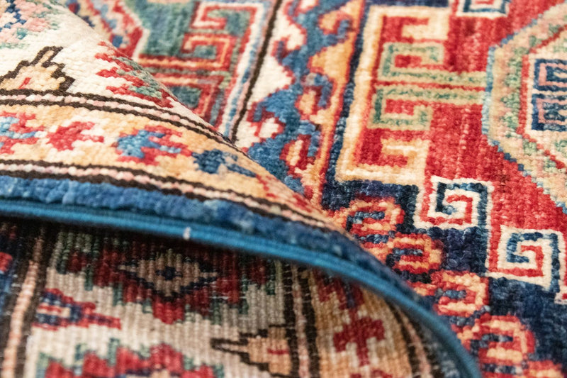 Dywan Ziegler - Kazak - 123 x 82 cm - niebieski