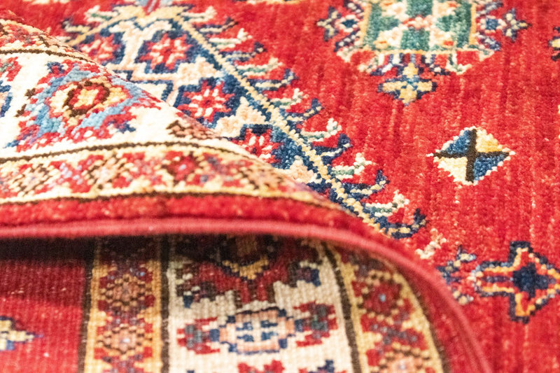 Dywan Ziegler - Kazak - 125 x 83 cm - czerwony