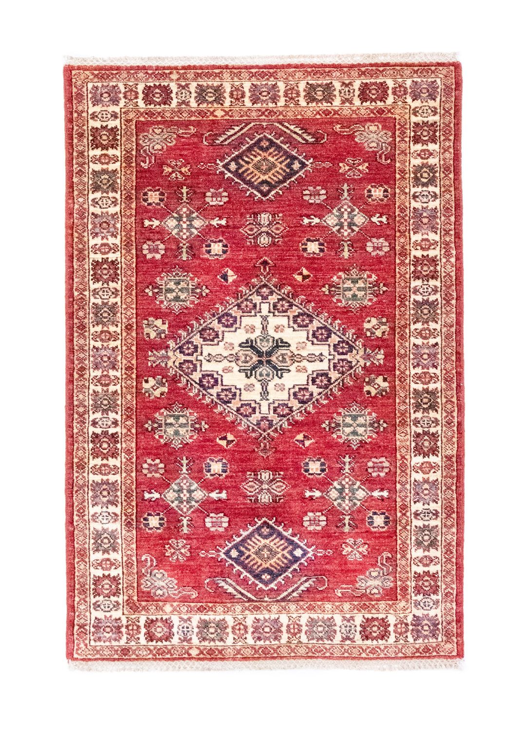 Dywan Ziegler - Kazak - 124 x 82 cm - czerwony