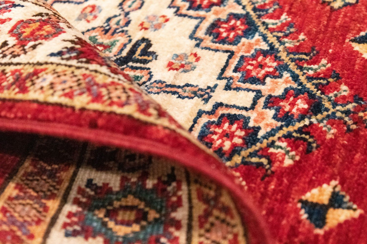 Dywan Ziegler - Kazak - 124 x 82 cm - czerwony