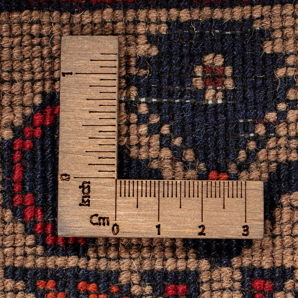 Dywan afgański - 144 x 98 cm - ciemna czerwień